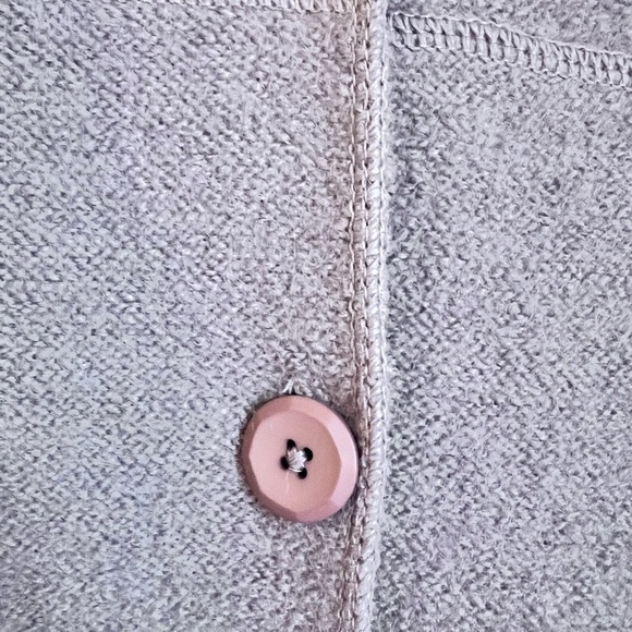 Cabela's Size L Lavender Pockets Wool Button-Up Cardigan Embroidery NWOT - Picture 7 of 11